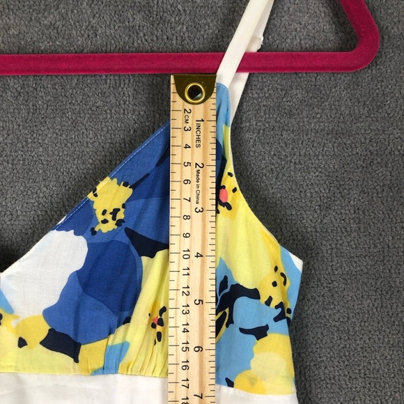 Guess floral retro sleeveless A-line dress size 1 - Picture 11 of 12